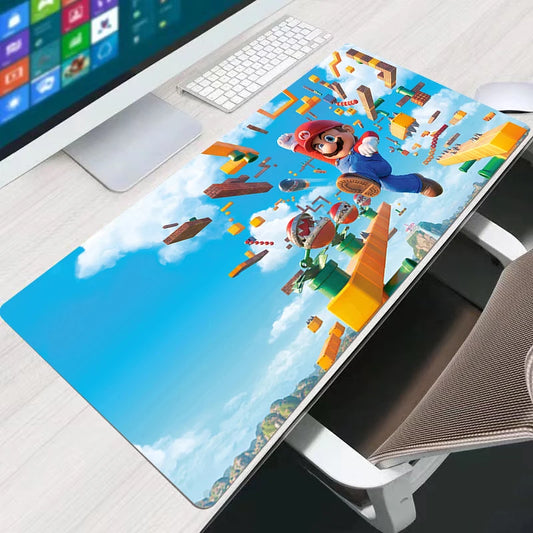 90x40cm Mouse Pad M-Mario Larger XXL Gamer Keyboard Desk Mouse Mat Carpet Laptop Rubber Tapis Souris Gaming Notbook PC Mousepad