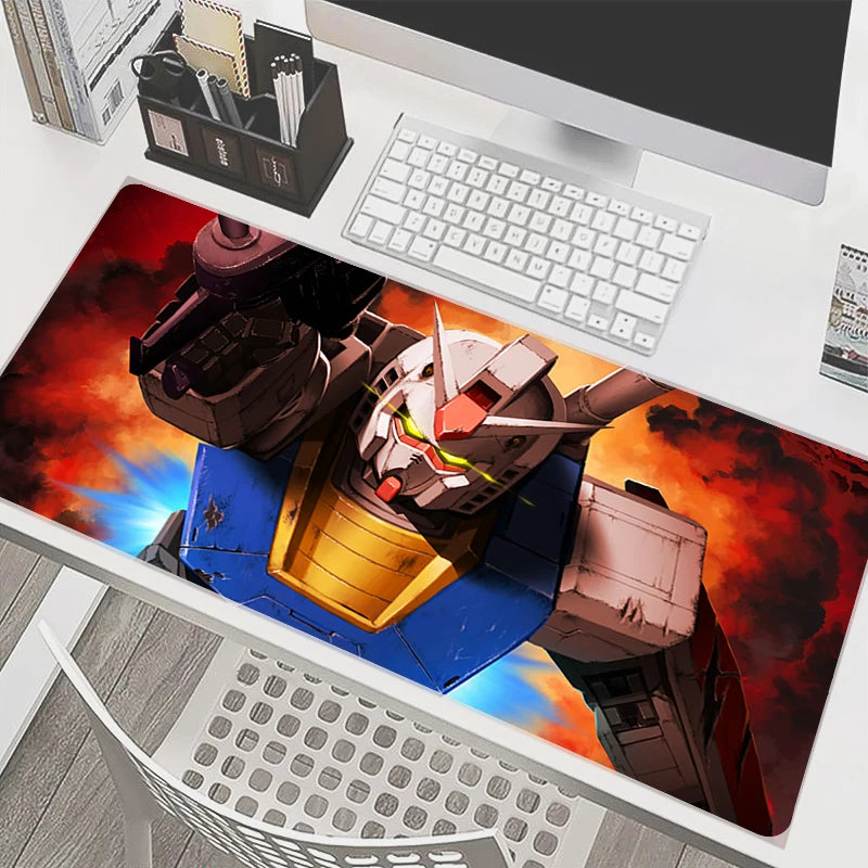 90x40cm Mouse Pad Mechanical Warrior RX-78-2 G-gundam Large Game Keyboard Pad Rubber Desk Mouse Mat Tapis Souris Gaming Mousepad